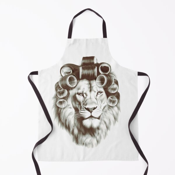 Item preview, Lion with Hair Curlers designed and sold by joslyni.