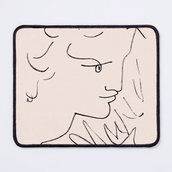 Item preview, Jean Cocteau smiling profile drawing designed and sold by Dijital.