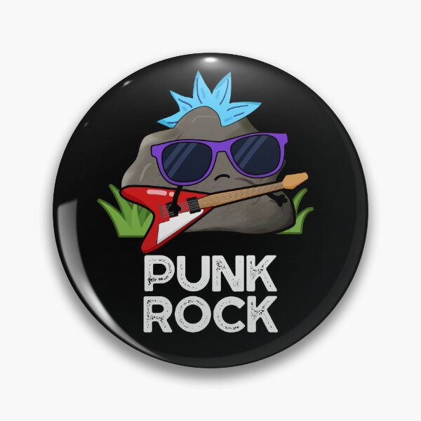 Item preview, Punk Rock Funny Music Pun (Dark BG) designed and sold by punnybone.
