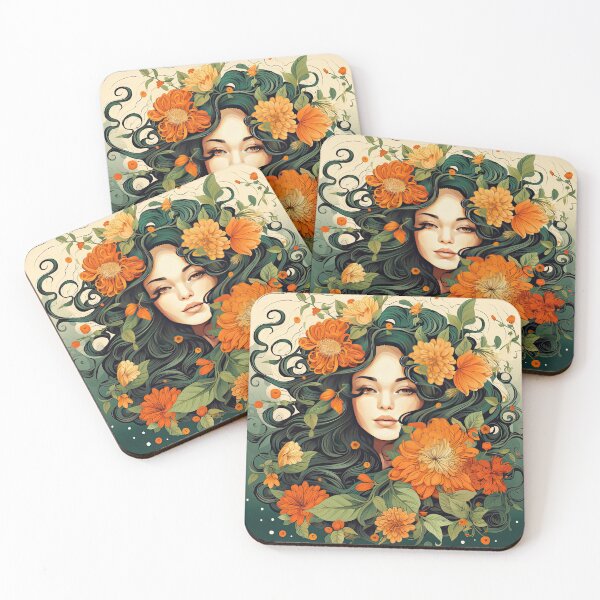 Item preview, Nature Inspired Portrait designed and sold by Eden Digital Creative.