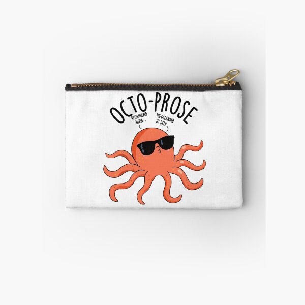 Item preview, Octo-prose Funny Octopus Pun  designed and sold by punnybone.
