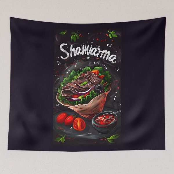Item preview, Wrap It Up: Discover the Authentic Flavors of Middle Eastern Beef Shawarma - A Taste of Tradition Digital Art designed and sold by FUNqoosh.