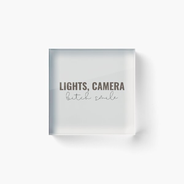 Item preview, Lights Camera Bitch Smile - Taylor Swift designed and sold by bombalurina.