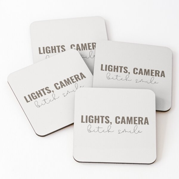 Item preview, Lights Camera Bitch Smile - Taylor Swift designed and sold by bombalurina.