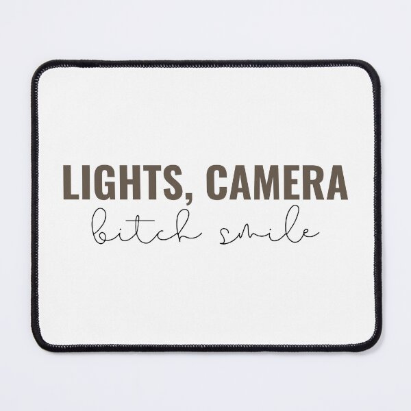Item preview, Lights Camera Bitch Smile - Taylor Swift designed and sold by bombalurina.