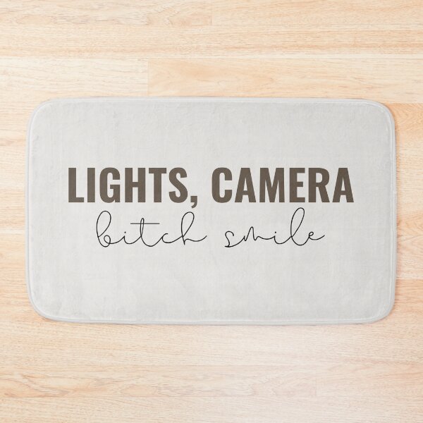 Item preview, Lights Camera Bitch Smile - Taylor Swift designed and sold by bombalurina.