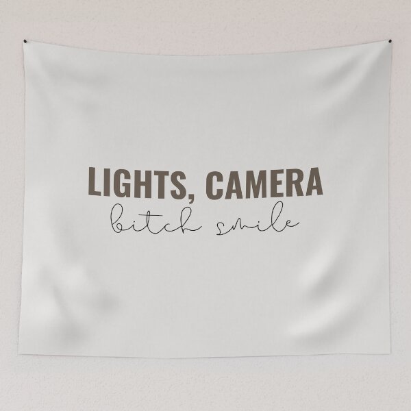 Item preview, Lights Camera Bitch Smile - Taylor Swift designed and sold by bombalurina.