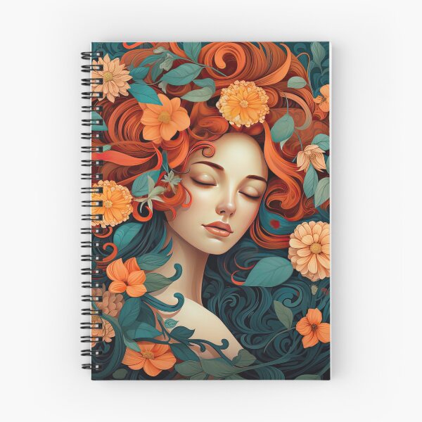 Item preview, Floral Inspired Portrait designed and sold by Eden Digital Creative.
