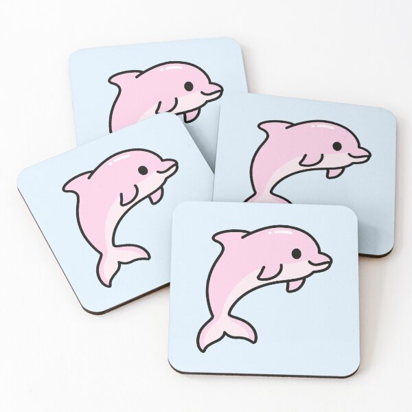 Item preview, Pink Dolphin designed and sold by littlemandyart.