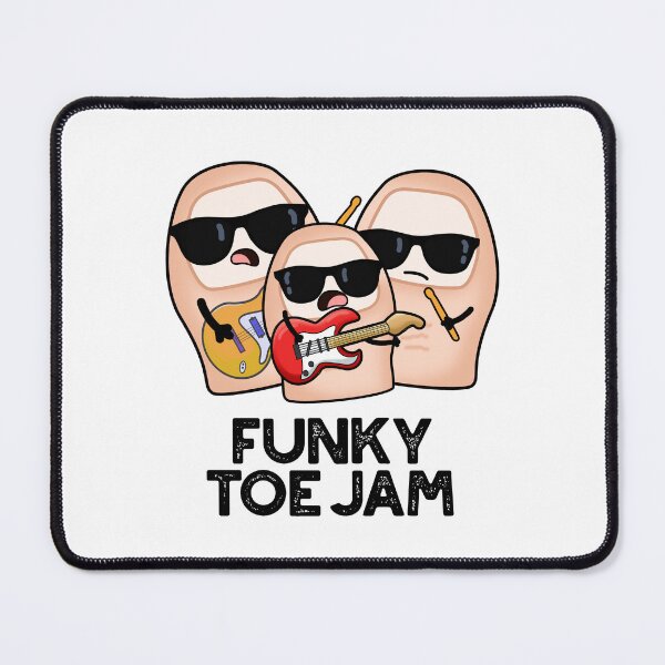 Item preview, Funky Toe Jam Funny Music Pun  designed and sold by punnybone.