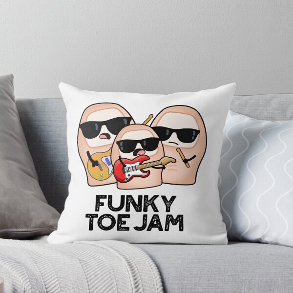Item preview, Funky Toe Jam Funny Music Pun  designed and sold by punnybone.