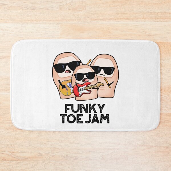 Item preview, Funky Toe Jam Funny Music Pun  designed and sold by punnybone.