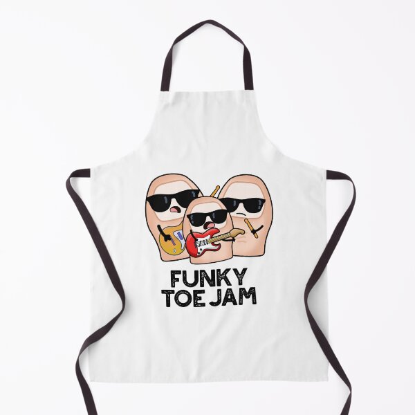 Item preview, Funky Toe Jam Funny Music Pun designed and sold by punnybone.