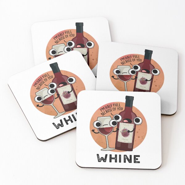 Item preview, Whine Funny Wine Pun  designed and sold by punnybone.