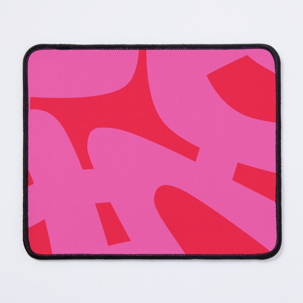 Item preview, Abstract Mid Century Modern Pattern in Neon Red and Pink designed and sold by Deutschic.