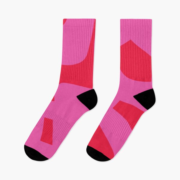 Item preview, Abstract Mid Century Modern Pattern in Neon Red and Pink designed and sold by Deutschic.