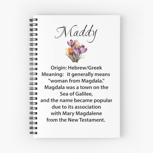 Item preview, Significado del nombre Maddy designed and sold by OCNau.