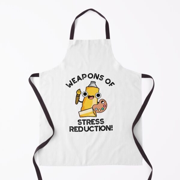 Item preview, Weapons Of Stress Reduction Funny Artist Pun designed and sold by punnybone.