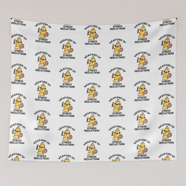 Item preview, Weapons Of Stress Reduction Funny Artist Pun  designed and sold by punnybone.