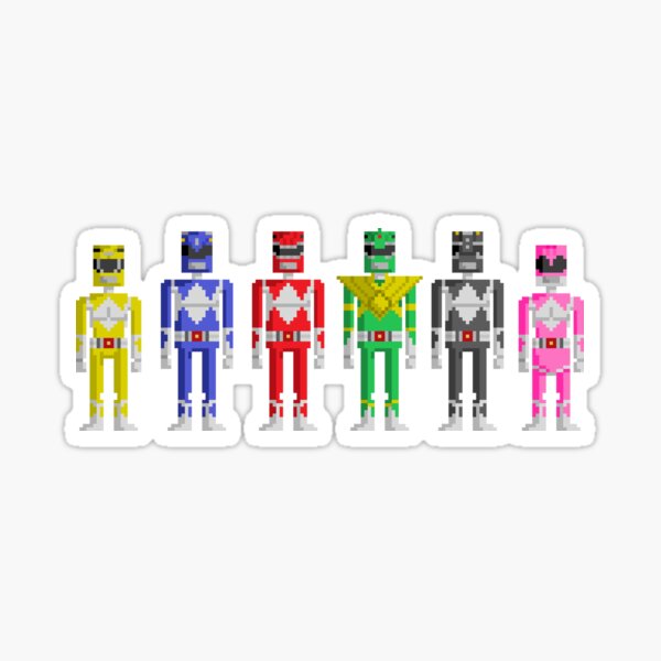 Item preview, Go Go Power Rangers designed and sold by Block Icons.