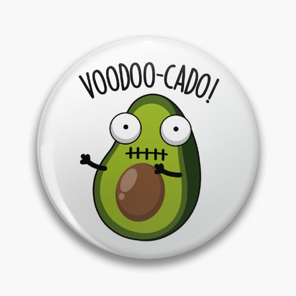 Item preview, Voodoo-cado Funny Avocado Pun  designed and sold by punnybone.