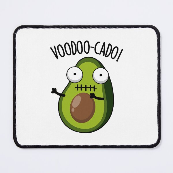 Item preview, Voodoo-cado Funny Avocado Pun  designed and sold by punnybone.