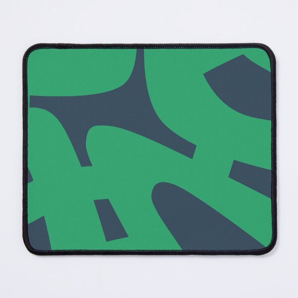 Item preview, Abstract Mid Century Modern Pattern in Green and Blue designed and sold by Deutschic.