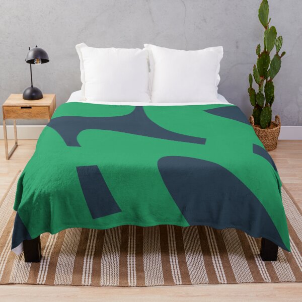 Item preview, Abstract Mid Century Modern Pattern in Green and Blue designed and sold by Deutschic.