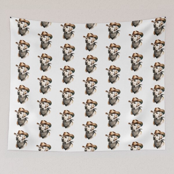 Item preview, Labrador Retriever Cowboy  designed and sold by TheAnimalZ00.