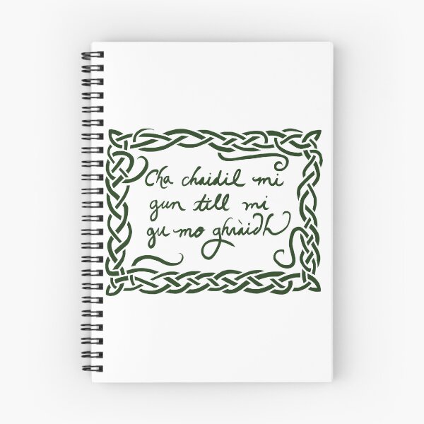 Item preview, Runrig Quote “Cha chaidil mi gun till mi gu mo ghràidh.” designed and sold by ArianeBowens.