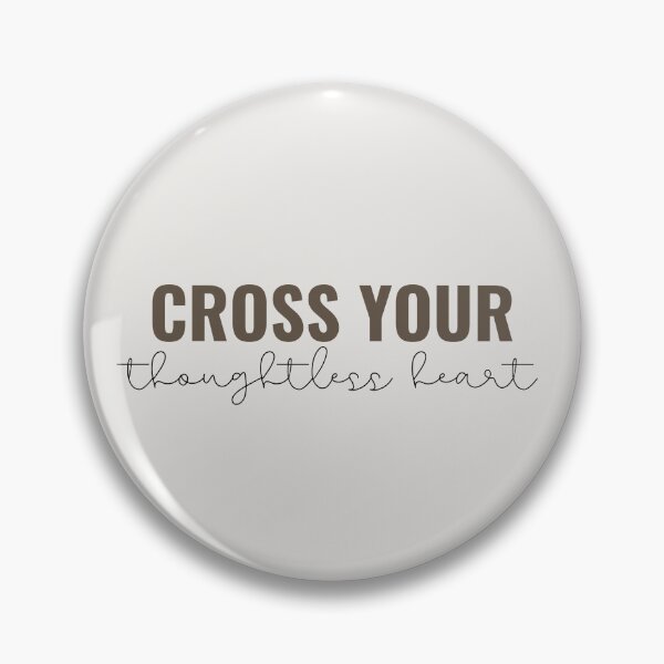 Item preview, cross your thoughtless heart - Taylor Swift designed and sold by bombalurina.