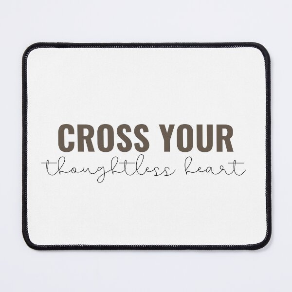 Item preview, cross your thoughtless heart - Taylor Swift designed and sold by bombalurina.