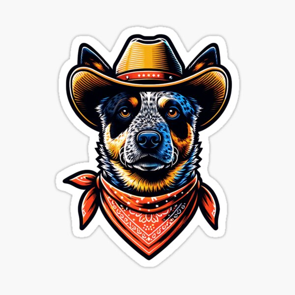 Item preview, Australian Cattle Dog Cowboy  designed and sold by TheAnimalZ00.