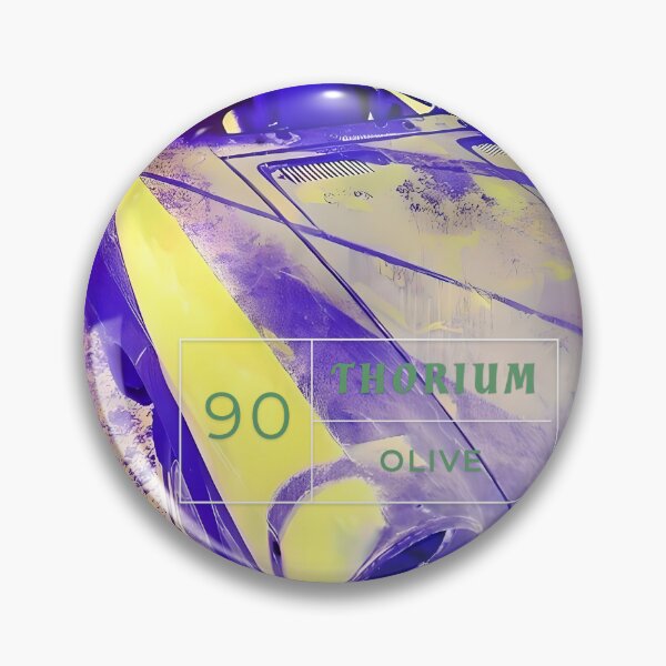 Item preview, Thorium atomic number 90, olive  designed and sold by WildLadyWood.