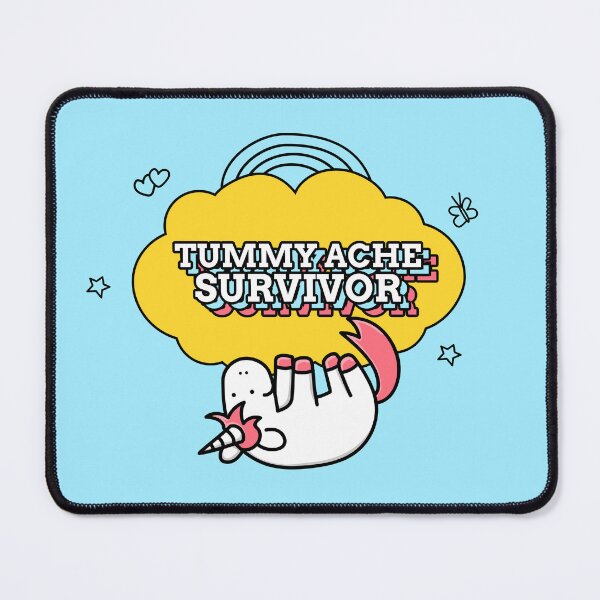 Item preview, Tummy Ache Survivor Unicorn designed and sold by sydney-syder.