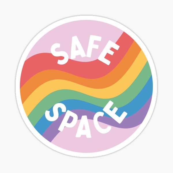 LGBT safe space - everyone is welcome here Sticker