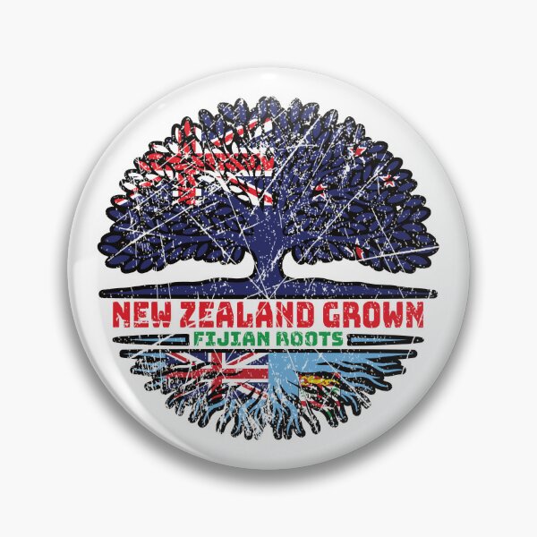 Item preview, Fiji Fijian New Zealander New Zealand Tree Roots Flag designed and sold by FlagX.