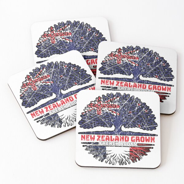 Item preview, France French New Zealander New Zealand Tree Roots Flag designed and sold by FlagX.