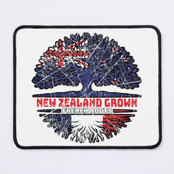 Item preview, France French New Zealander New Zealand Tree Roots Flag designed and sold by FlagX.