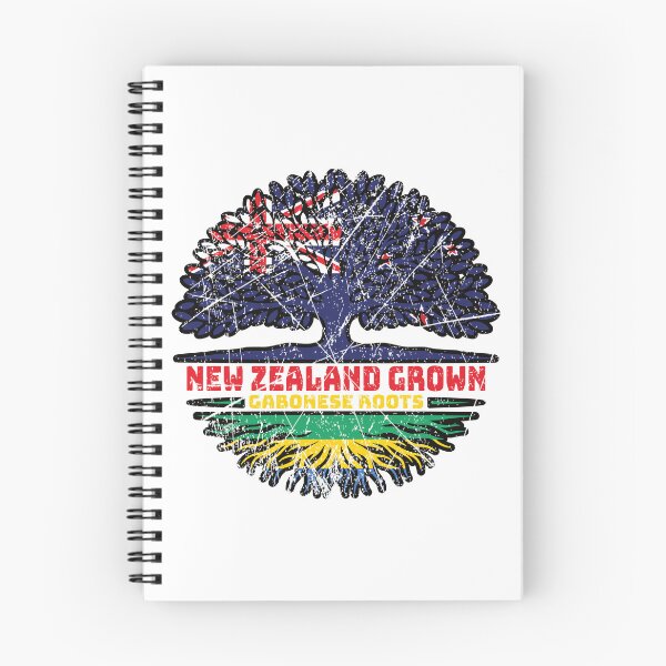 Item preview, Gabon Gabonese New Zealander New Zealand Tree Roots Flag designed and sold by FlagX.