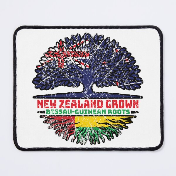 Item preview, Guinea-Bissau Bissau-Guinean New Zealander New Zealand Tree Roots Flag designed and sold by FlagX.