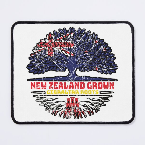 Item preview, Gibraltar Gibraltarian New Zealander New Zealand Tree Roots Flag designed and sold by FlagX.