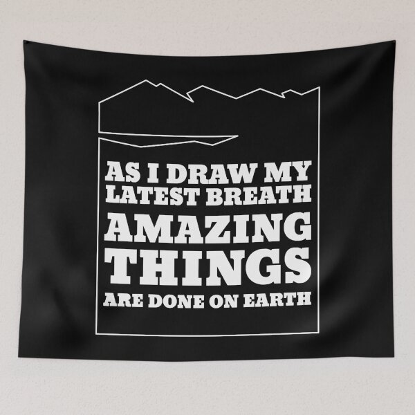 Item preview, Runrig Amazing Things Are Done on Earth (white) designed and sold by RandaGoldstein.