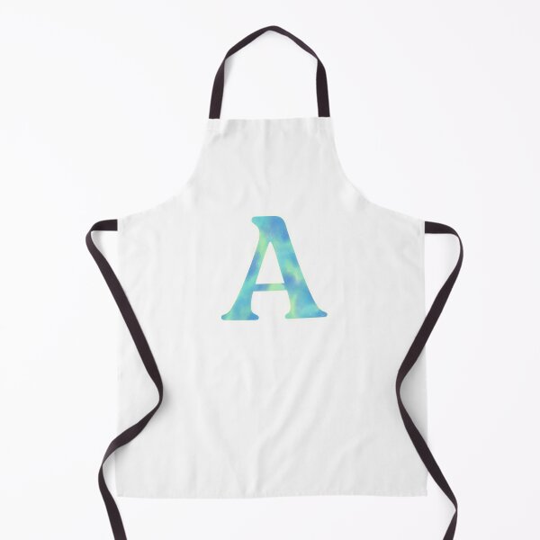 Item preview, “A” aqua designed and sold by Ninidesignss.