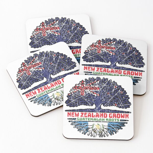 Item preview, Guatemala Guatemalan New Zealander New Zealand Tree Roots Flag designed and sold by FlagX.