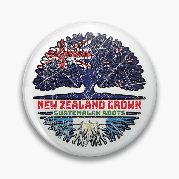 Item preview, Guatemala Guatemalan New Zealander New Zealand Tree Roots Flag designed and sold by FlagX.