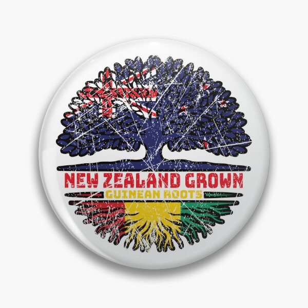 Item preview, Guinea Guinean New Zealander New Zealand Tree Roots Flag designed and sold by FlagX.
