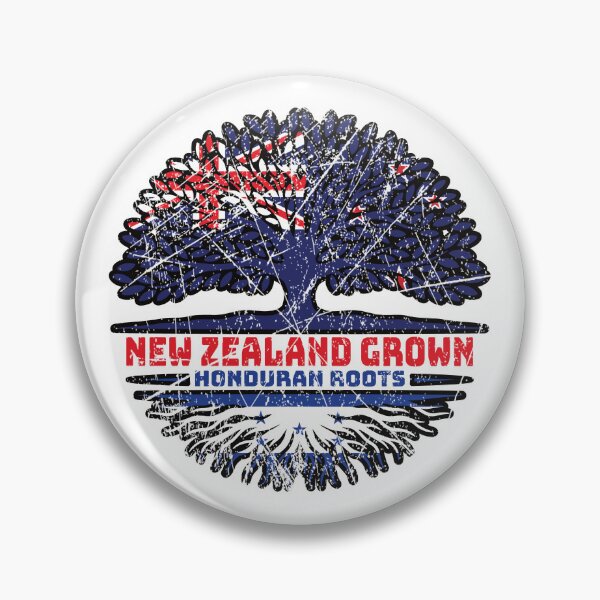 Item preview, Honduras Honduran New Zealander New Zealand Tree Roots Flag designed and sold by FlagX.
