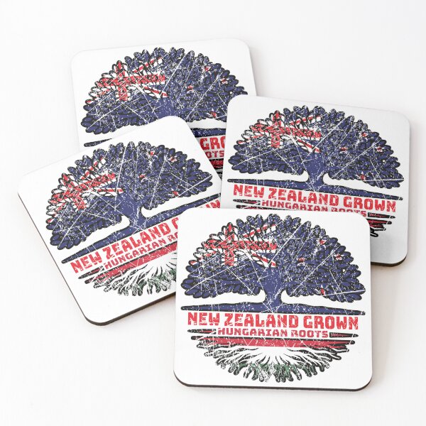 Item preview, Hungary Hungarian New Zealander New Zealand Tree Roots Flag designed and sold by FlagX.