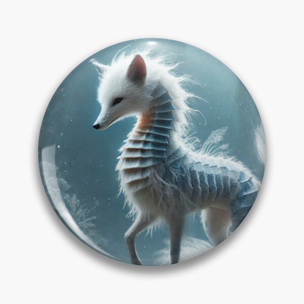 Item preview, Ethereal Fox-Seahorse Hybrid: Enchanted Ocean Guardian designed and sold by FantasyHybrids.